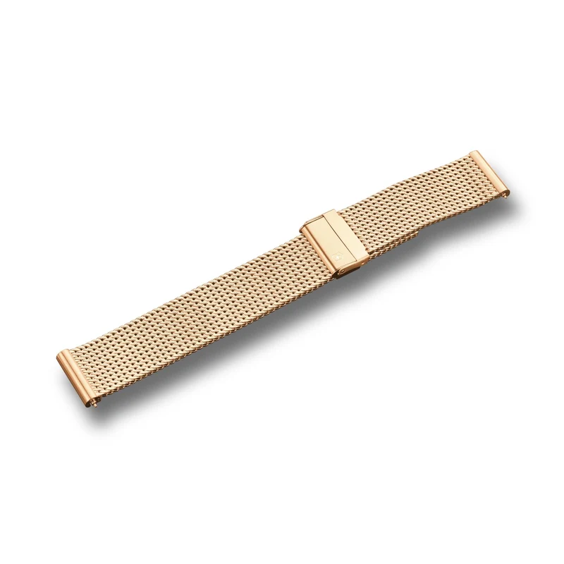 Victorinox High-Quality Rose-Gold PVD Small 16mm Mesh D1 Watch Strap V.60093