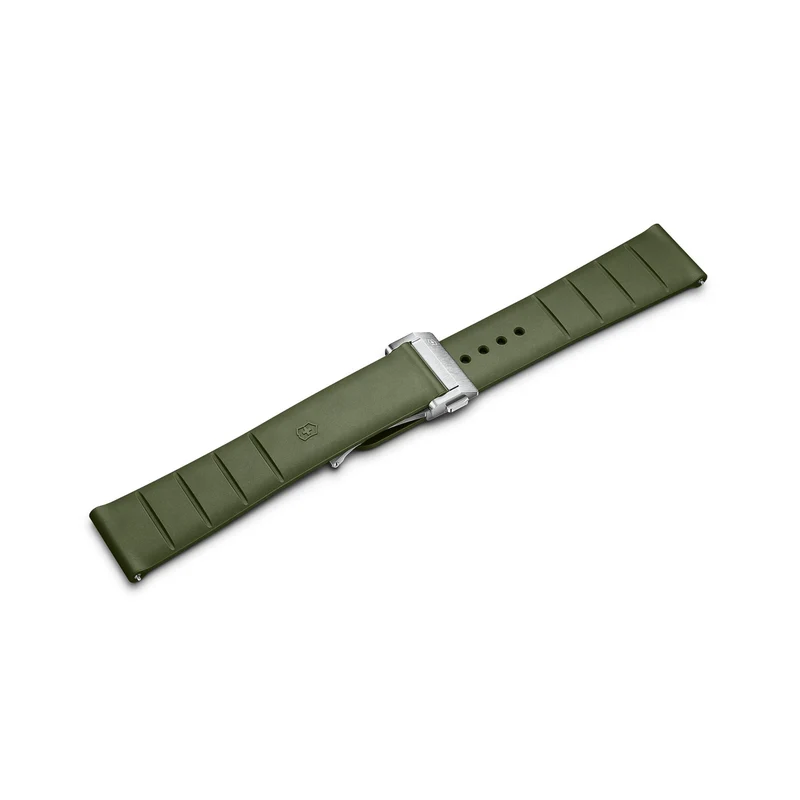 Victorinox Air Circulation Pad Genuine Green 21mm Rubber Strap D6-DC V.60097
