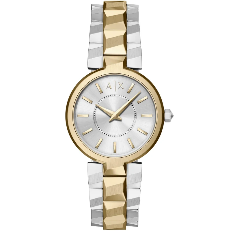 Armani Exchange Audelle 34mm Silver Dial Steel Ladies Quartz Watch AX4406