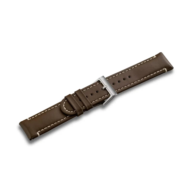 Victorinox Genuine Leather 21mm Brown Watch Strap D2 V.60064