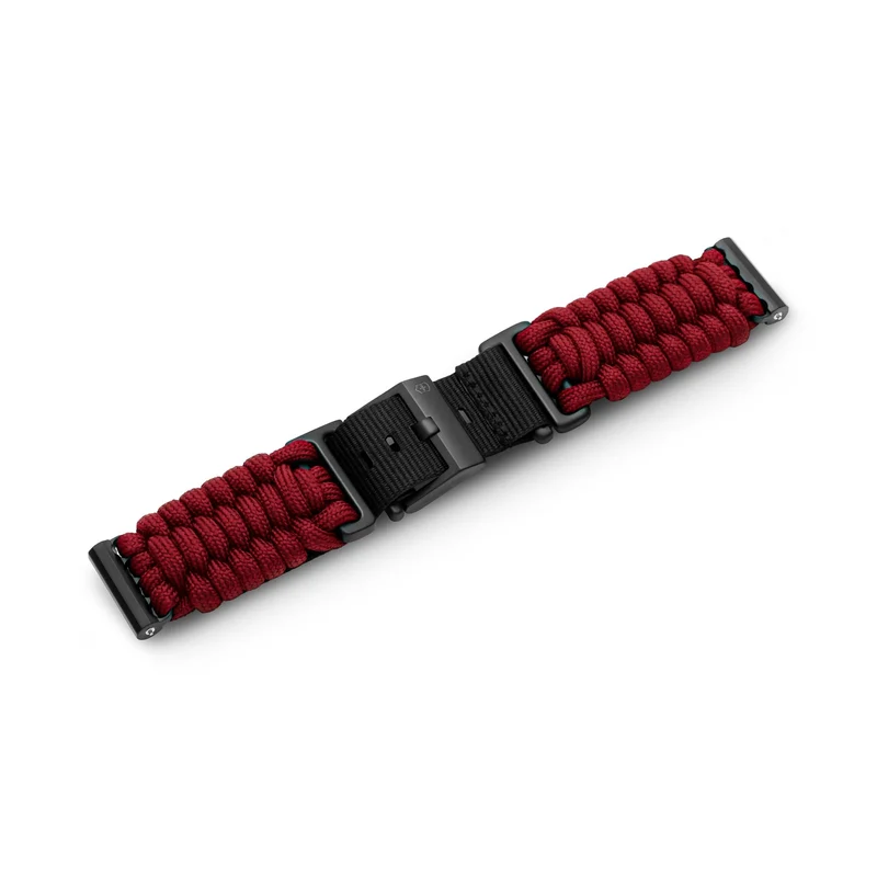 Victorinox Handwoven Paracord 21mm Red Watch Strap D1 V.60051