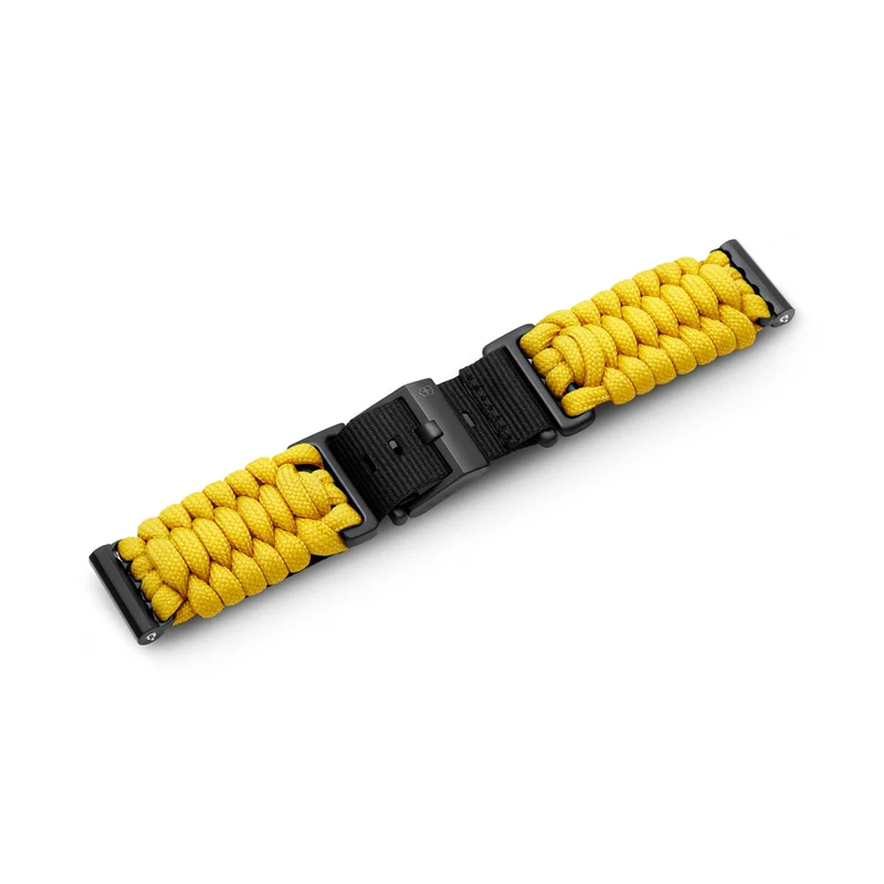 Victorinox Handwoven Paracord 21mm Yellow Watch Strap D1 V.60050