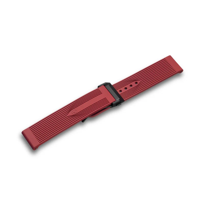 Victorinox Air-Pro Genuine Rubber 21mm Red Watch Strap D5-DC V.60073