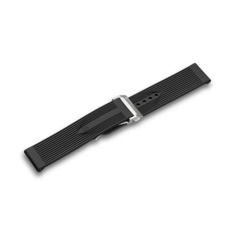 Victorinox Air-Pro Genuine Rubber 21mm Black Watch Strap D5-DC V.60071