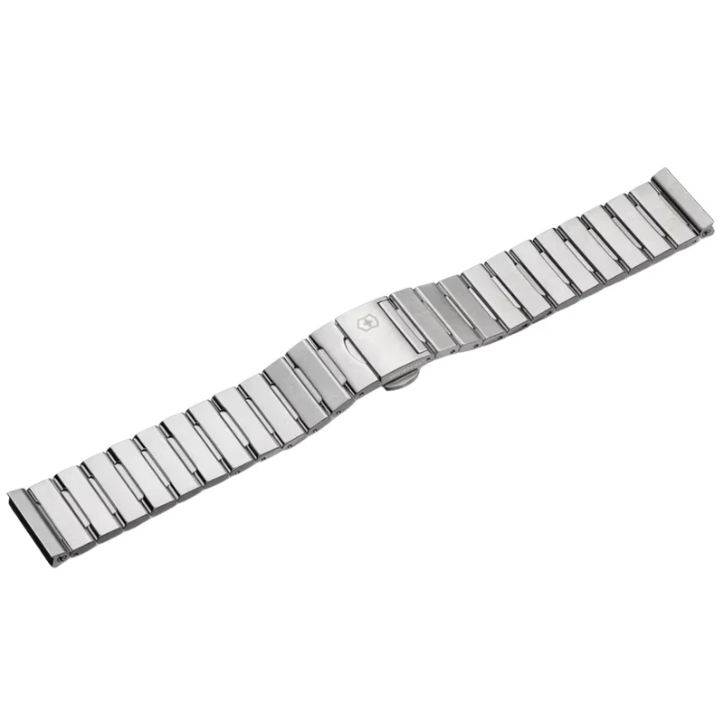 Victorinox Premium Stainless Steel 21mm Silver Watch Strap D2 V.60074