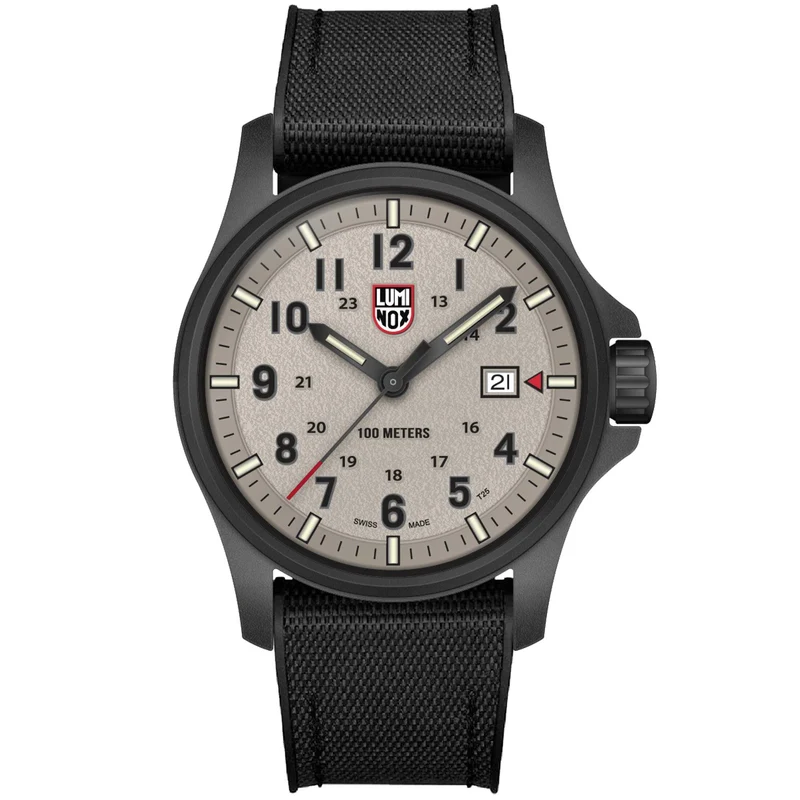 Luminox Atacama Field 43mm Grey Dial Rubber Mens Quartz Watch XL.1971.2