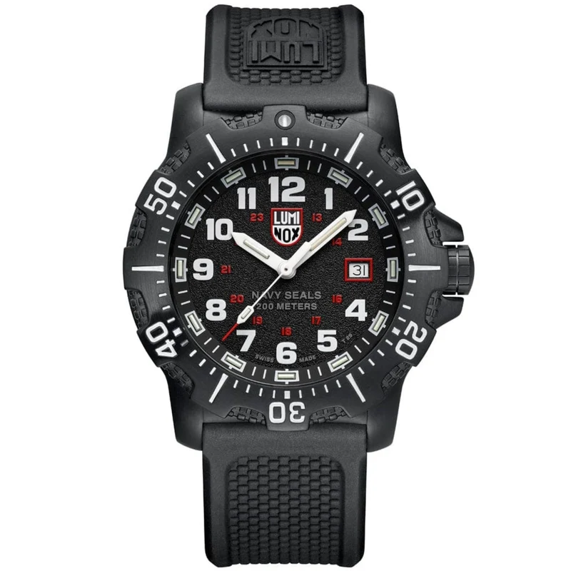 Luminox Navy Seal 45mm Black Dial Rubber Mens Quartz Watch XS.4231.2