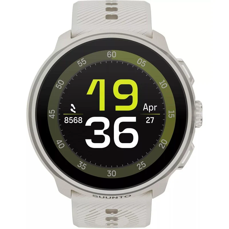 Suunto Run Frost Gray Digital Silicone Smart Watch SS051273000