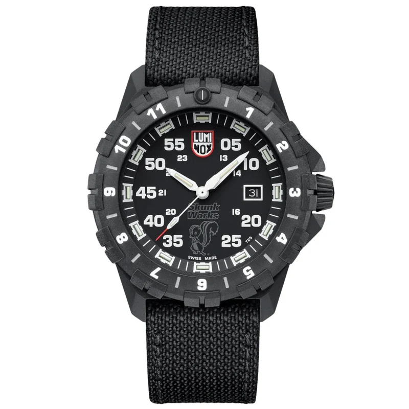 Luminox F-117 Nighthawk 44mm Black Dial Kevlar Mens Quartz Watch XA.6442.H