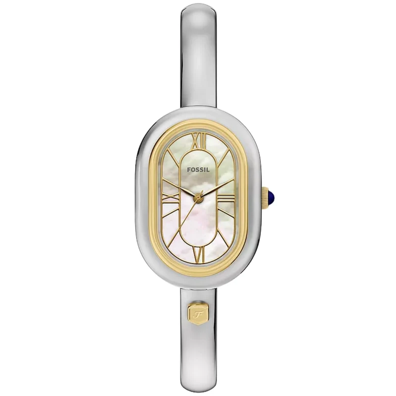 Fossil Sloan 25mm Mother of Pearl Dial Steel Ladies Quartz Watch ES5455