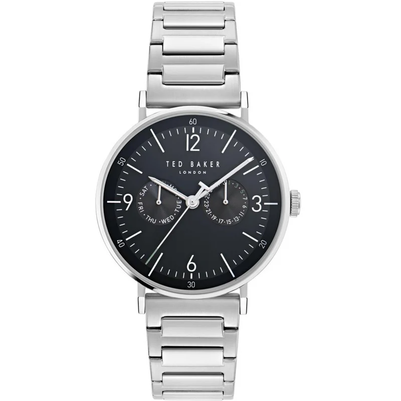 Ted Baker Phylipa Black Dial Stainless Steel Strap Men's Watch BKPPGF406