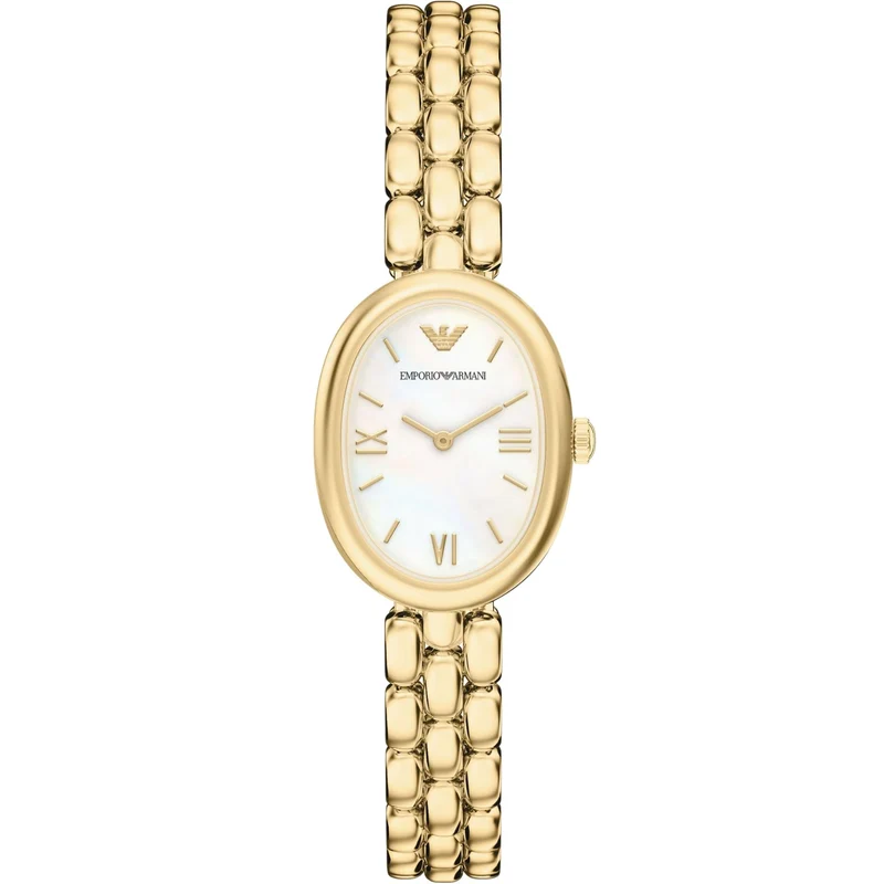 Emporio Armani Sinfonia 28mm White Dial Steel Ladies Quartz Watch AR11777