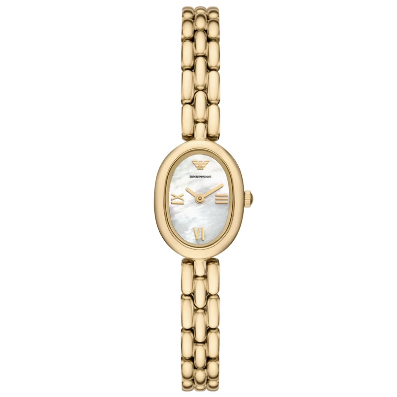 Emporio Armani Sinfonia 24mm White Dial Steel Ladies Quartz Watch AR11721