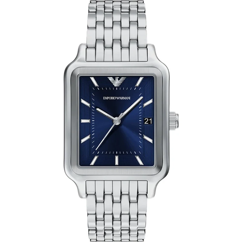 Emporio Armani Diego 36mm Blue Dial Steel Mens Quartz Watch AR11754