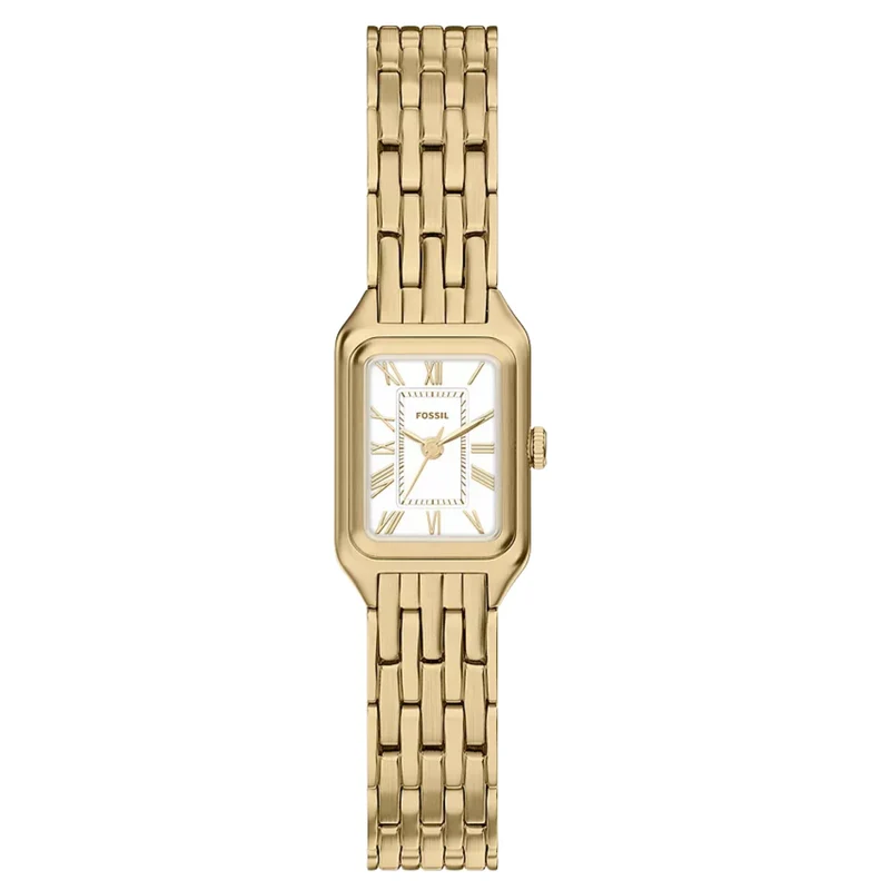 Fossil Raquel 18mm White Dial Steel Ladies Quartz Watch ES5467