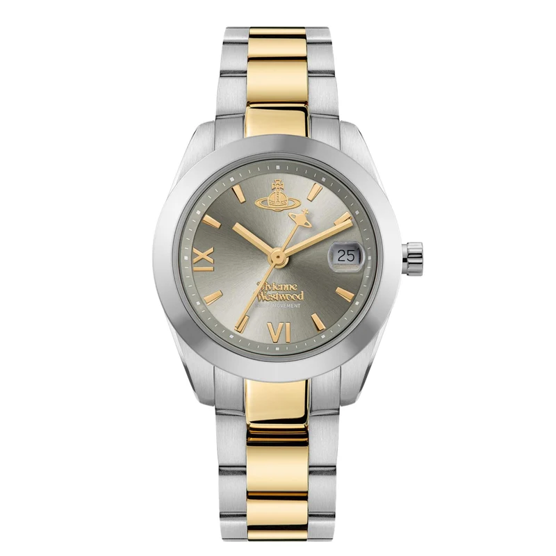 Vivienne Westwood Fenchurch 29mm Grey Dial Steel Ladies Quartz Watch VV292GYSG