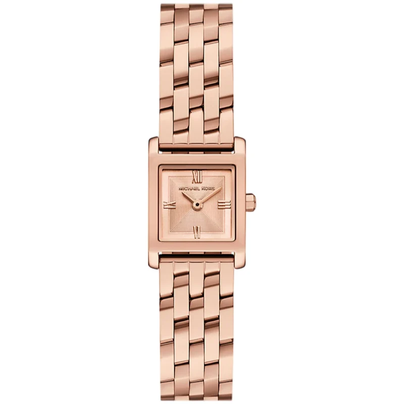 Michael Kors Georgie 19mm Rose Gold Dial Steel Ladies Quartz Watch MK4932