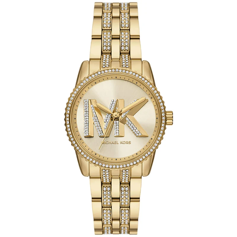 Michael Kors Bryant 35mm Gold Dial Steel Ladies Quartz Watch MK7540