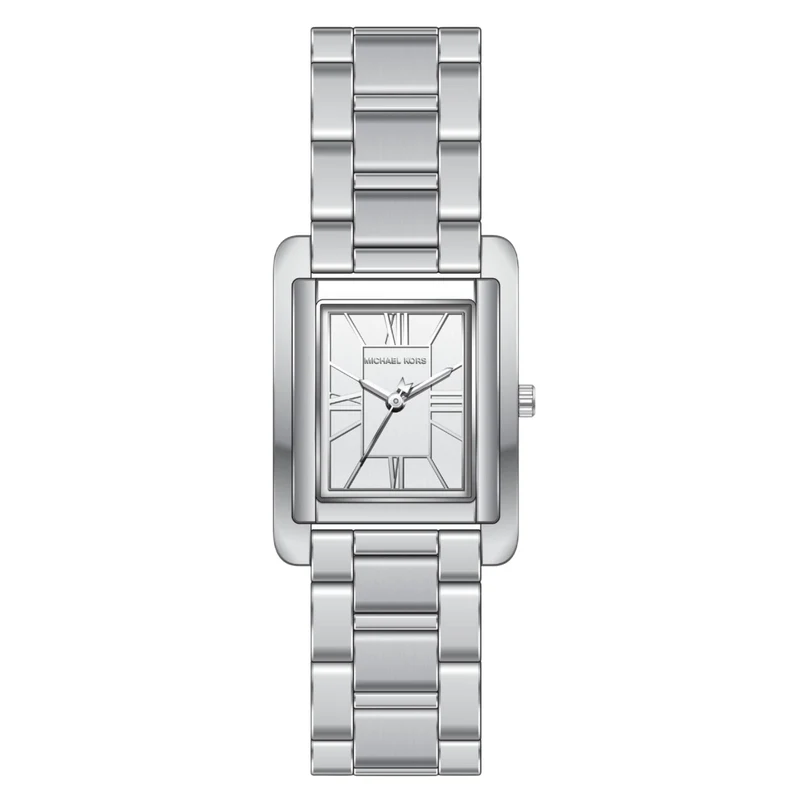 Michael Kors Essex 36.5mm Silver Dial Steel Ladies Quartz Watch MK4906