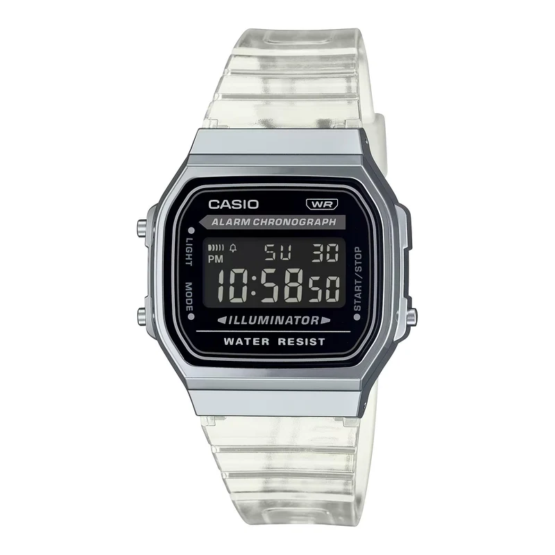 Casio Vintage Quartz Digital Resin Strap Watch A168XES-1BEF