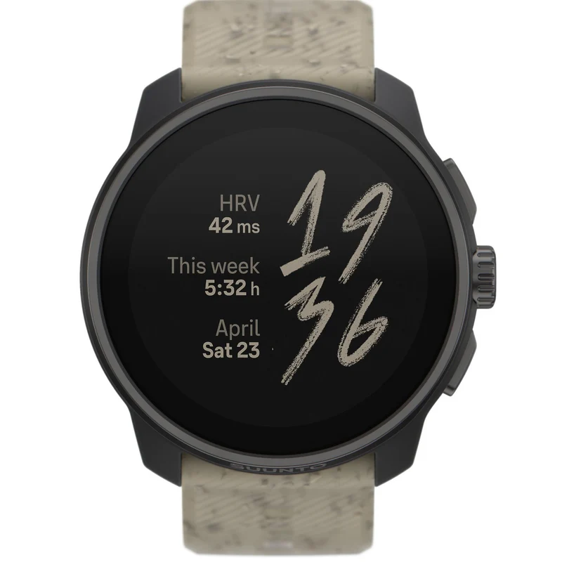 Suunto Race S Grave Gray AMOLED Digital Silicone Strap Smart Fitness Watch SS051014000