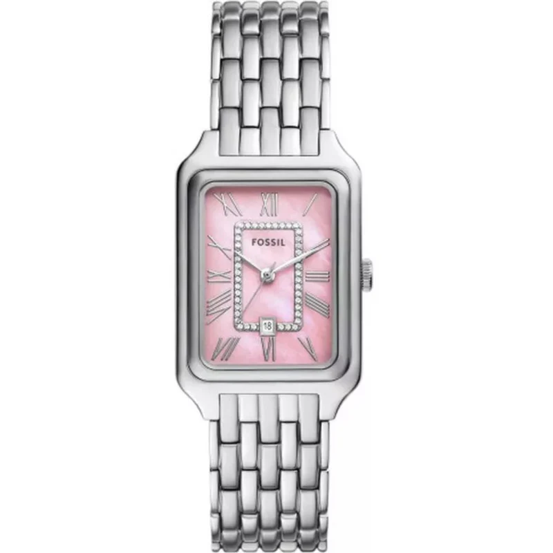 Fossil Raquel 26mm Mother-Of-Pearl Dial Steel Ladies Quartz Watch ES5401