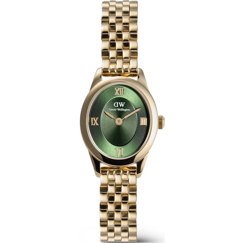 Daniel Wellington Ophelia 22mm Green Dial Steel Ladies Quartz Watch DW00100804