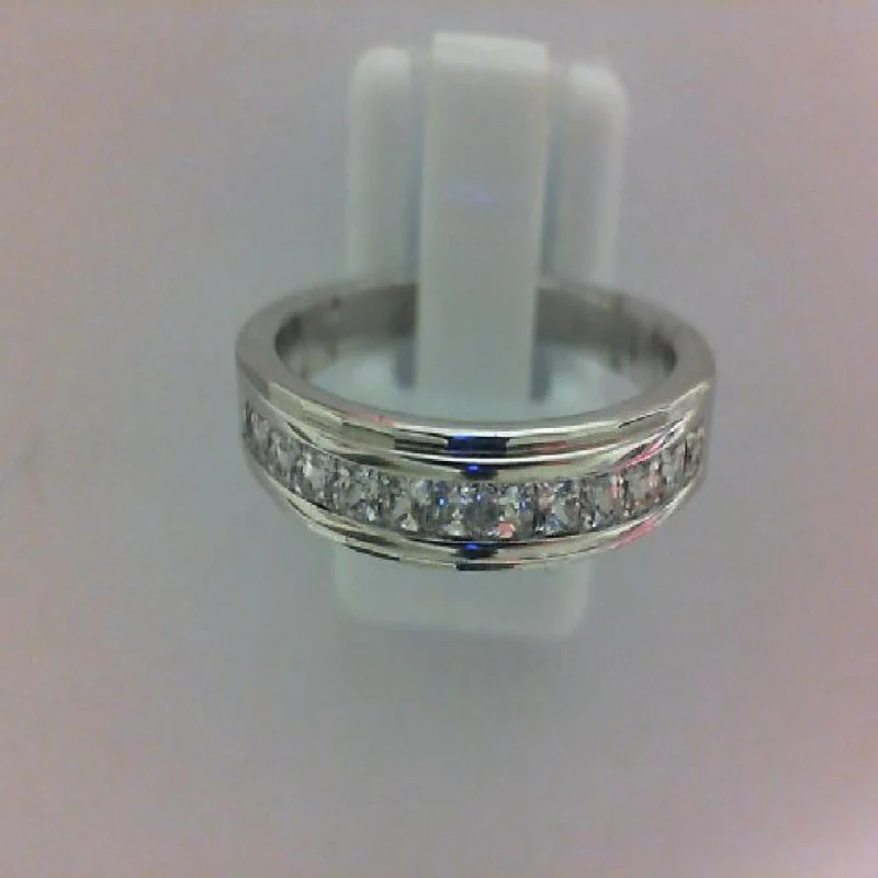 Alliances 1/2 Tour Pierres Serties Pavage Brillant Classiques – Or Jaune 18 Carats