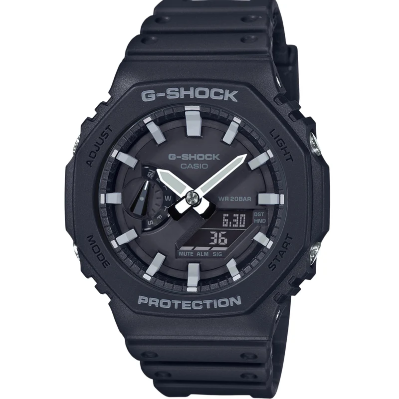 Casio G-Shock 2100 Series 45.5mm Analogue-Digital Resin Mens Quartz Watch GA-2100-1AER
