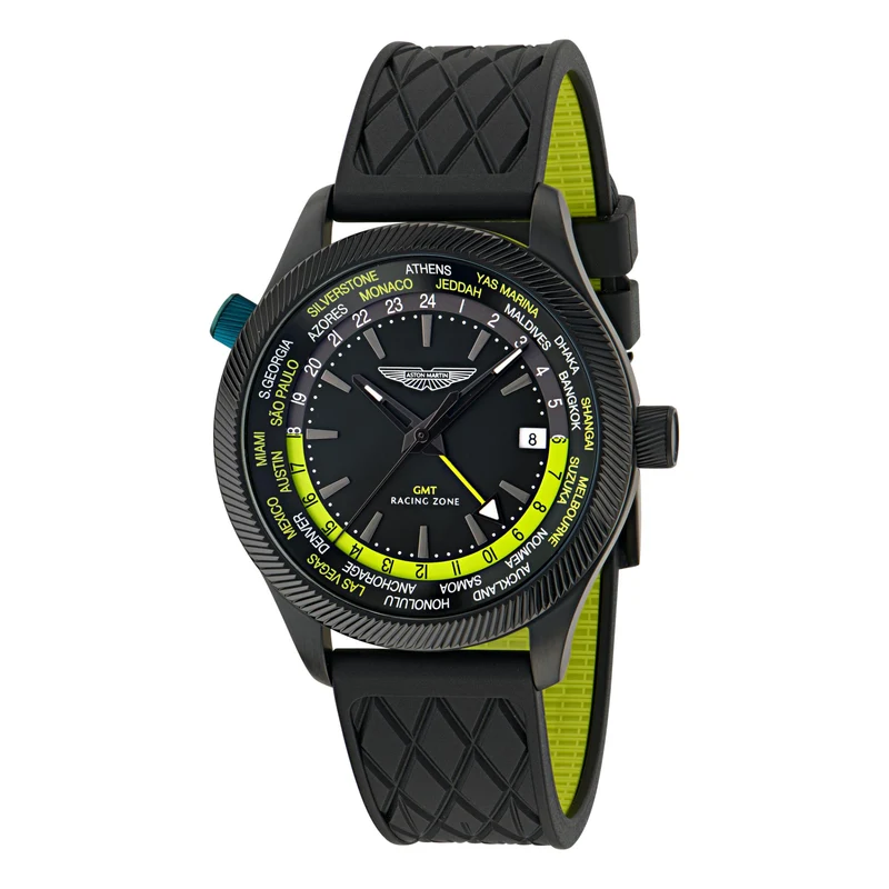 Aston Martin Quartz Black Dial RSST Bracelet Men's Watch MTIZ1F501