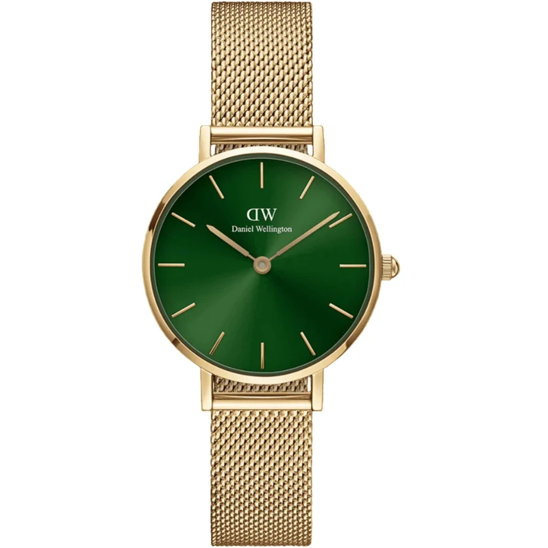 Daniel Wellington Petite 28mm Green Dial Steel Ladies Quartz Watch DW00100479