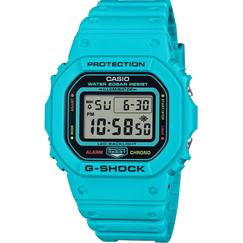 Casio G-Shock Digital 5600 Series Resin Watch DW-5600EP-2ER
