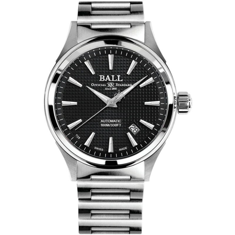 Ball Fireman Victory 40mm Black Dial Steel Mens Automatic Watch NM2098C-S5J-BK