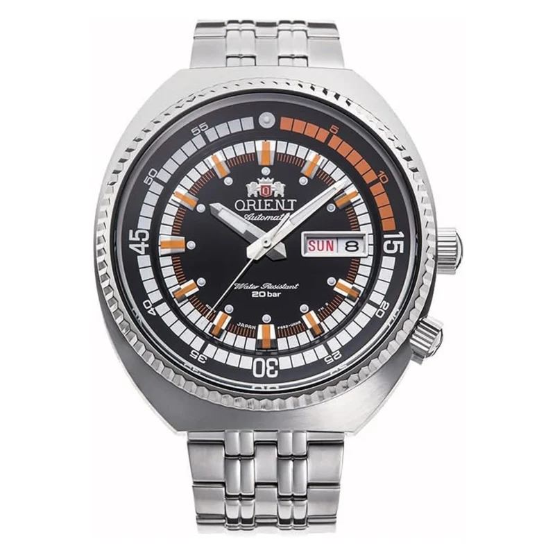 Orient Neo 43.5mm Black Dial Steel Mens Automatic Watch RA-AA0E05B39B