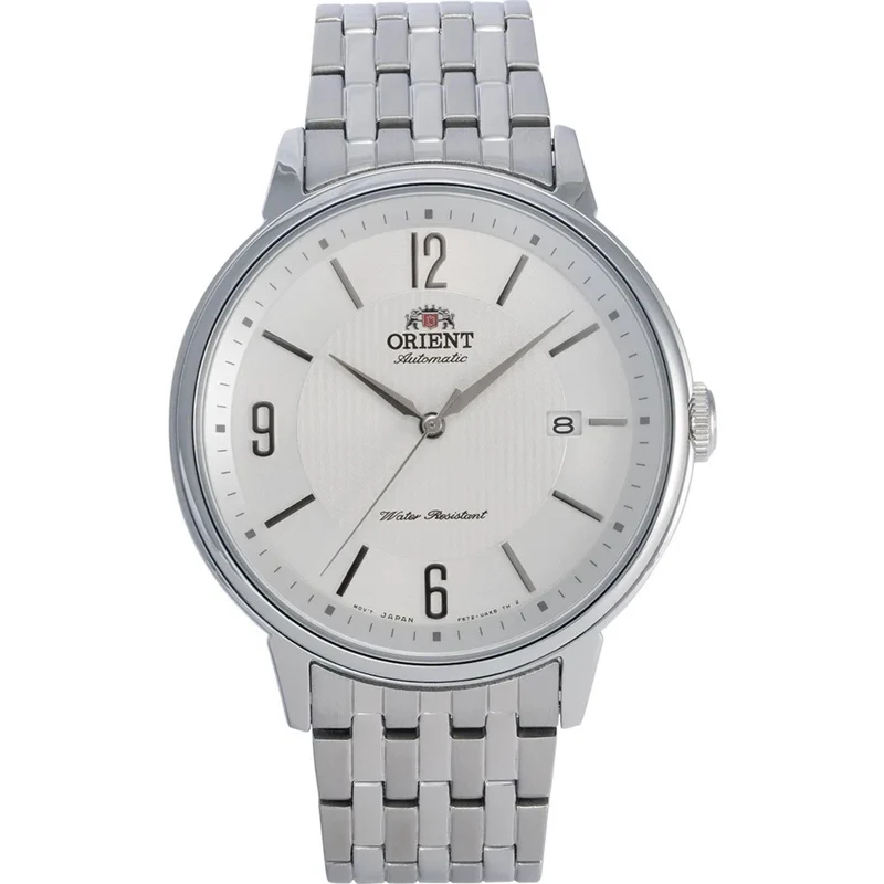 Orient Contemporary 42mm White Dial Steel Mens Automatic Watch RA-AC0J10S10B
