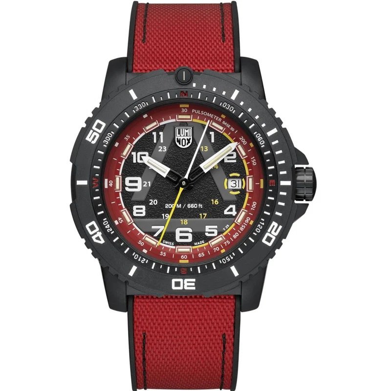 Luminox ICE-SAR 45mm Limited Edition Black Dial Rubber with Textile Mens Quartz Watch XL.1095