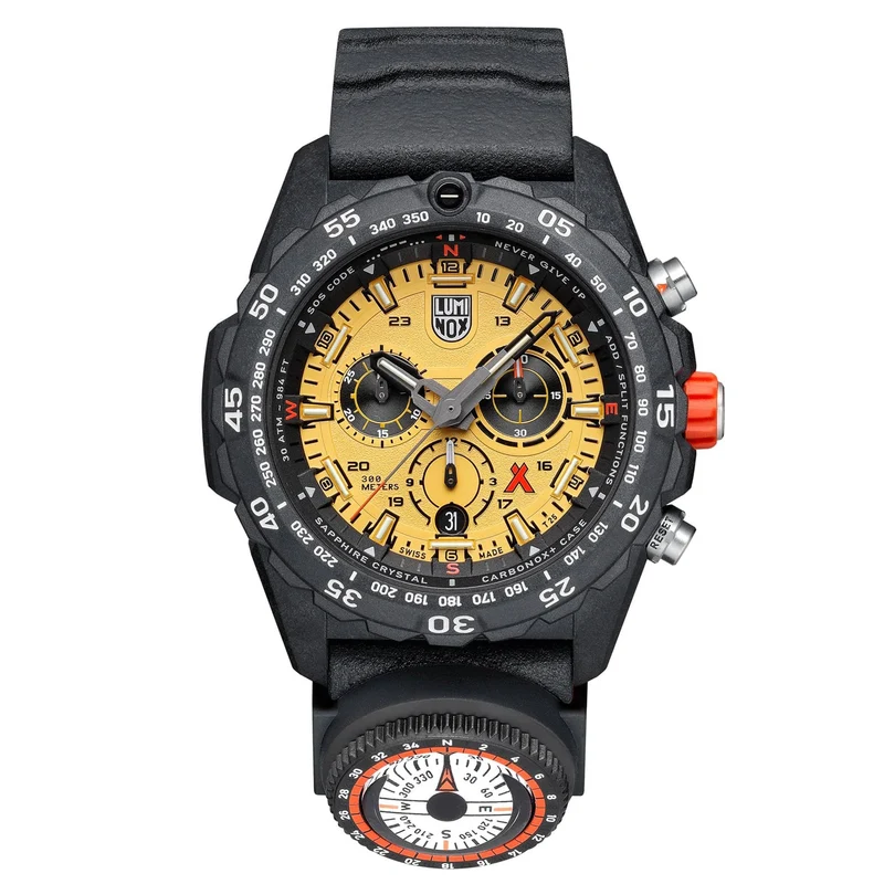 Luminox Bear Grylls Survival Yellow Dial Rubber Strap Men's Watch XB.3745