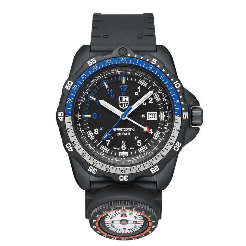 Luminox Recon 46mm Black Dial Rubber Mens Quartz Watch XL.8833