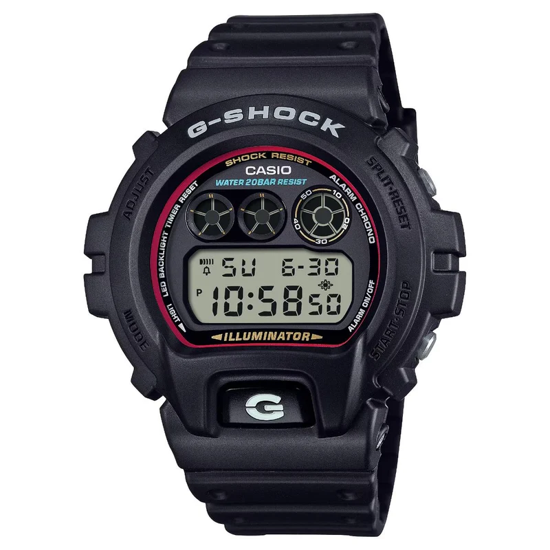 Casio G-Shock 6900 Series 50mm Digital Resin Mens Quartz Watch DW-6900RL-1ER