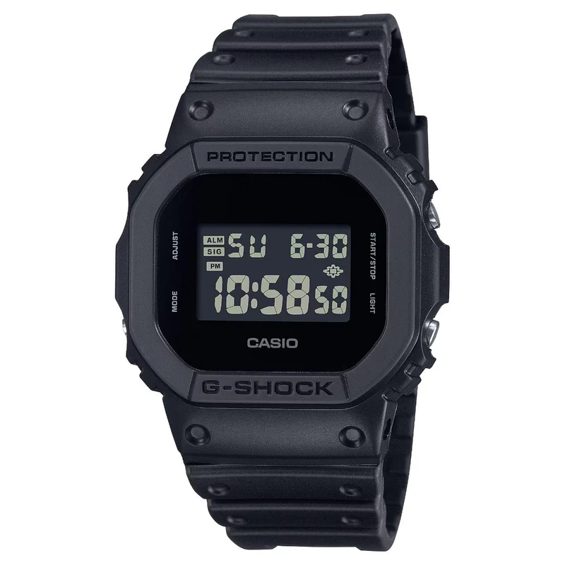 Casio G-Shock 5600 Series 43mm Digital Resin Mens Quartz Watch DW-5600UBB-1ER