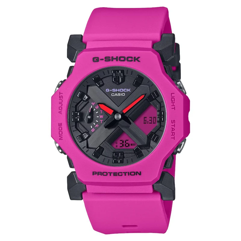 Casio G-Shock Classic Digi-Analogue Black Dial Resin Strap Watch GA-2300-4AER