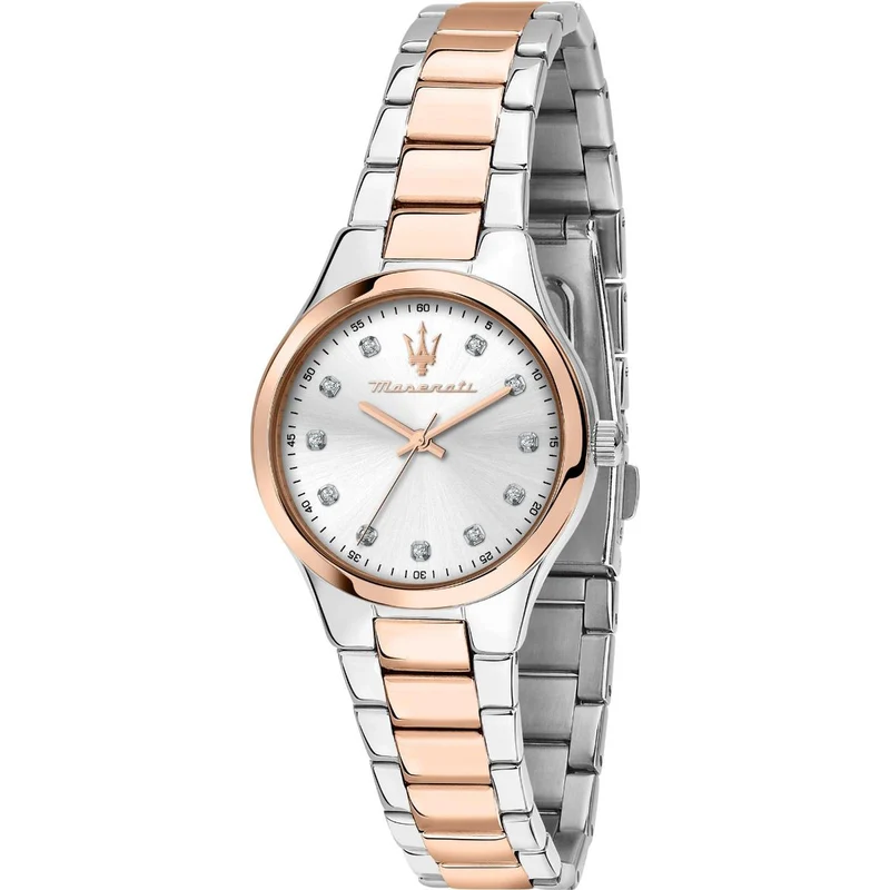 Maserati Attrazione Quartz Mother of Pearl Dial Steel Strap Women's Watch R8853151502