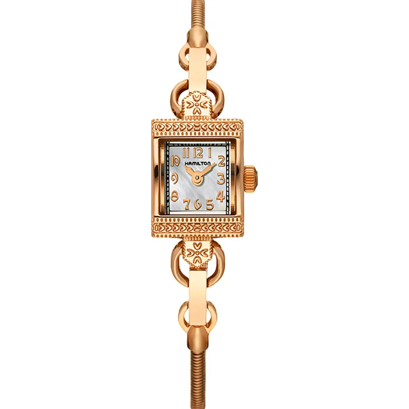 Hamilton American Classic 15mm Vintage Mother of Pearl Dial Steel Ladies Quartz Watch H31241113