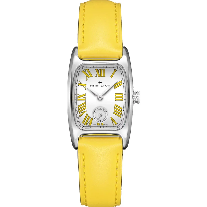 Hamilton American Classic 24mm Small Second White Dial Leather Ladies Quartz Watch H13321812