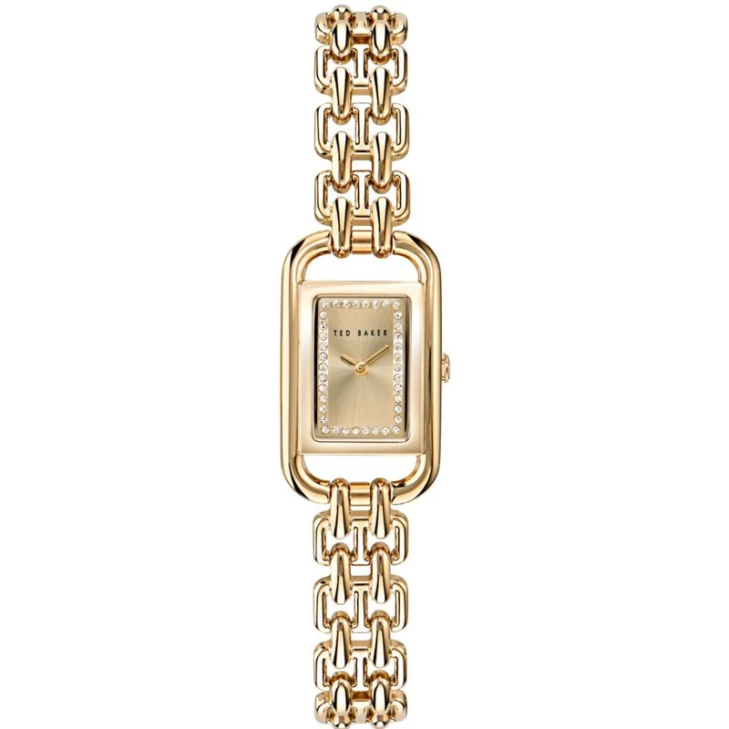 Ted Baker Tessye Gold Dial Stainless Steel Strap Ladies Watch BKPTTS405