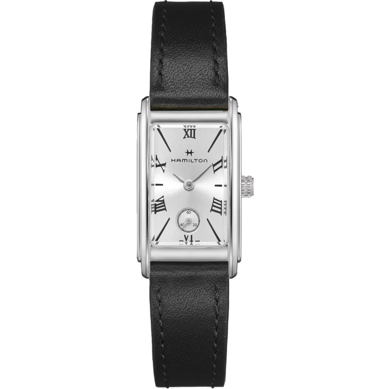 Hamilton American Classic 19mm Silver Dial Leather Ladies Quartz Watch H11221750