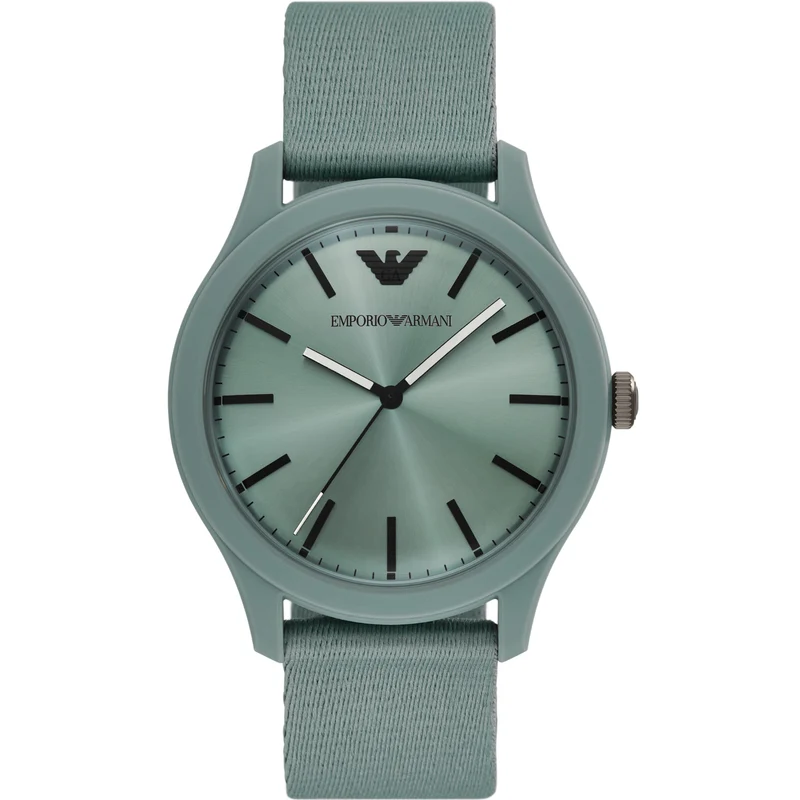 Emporio Armani Gianni T-Bar 45mm Green Dial #tide ocean material® Mens Quartz Watch AR11654