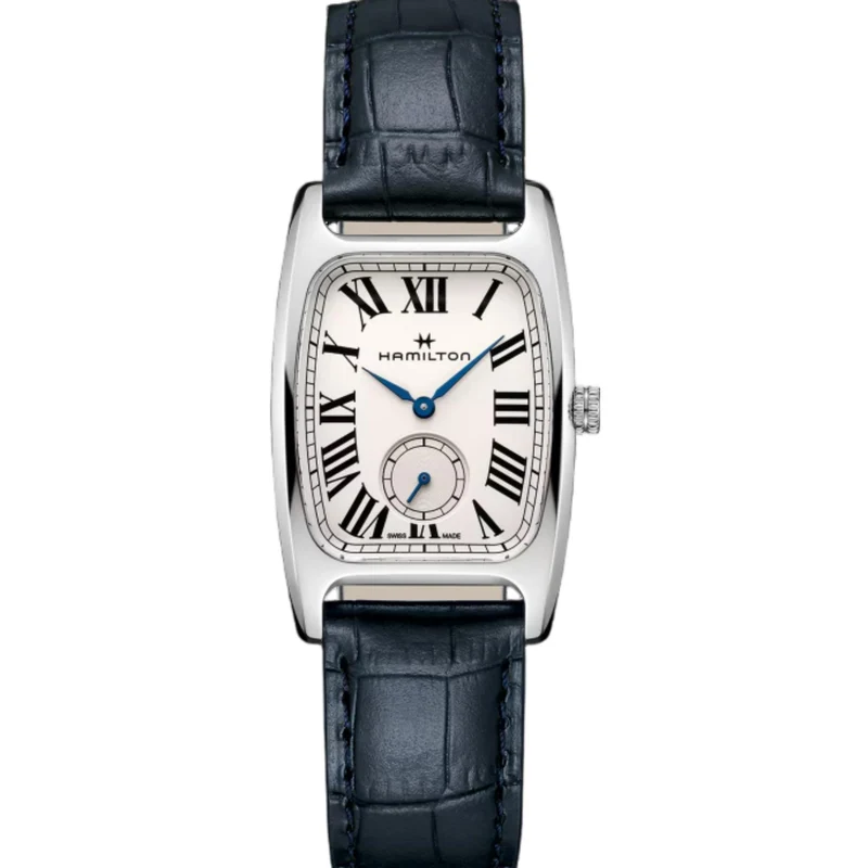 Hamilton American Classic 27mm Small Second White Dial Leather Quartz Watch H13421611