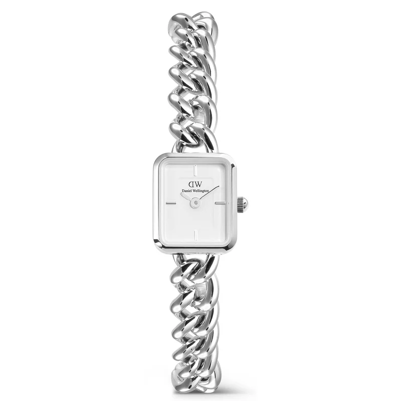 Daniel Wellington Jolie 15mm White Dial Steel Ladies Quartz Watch DW00100834