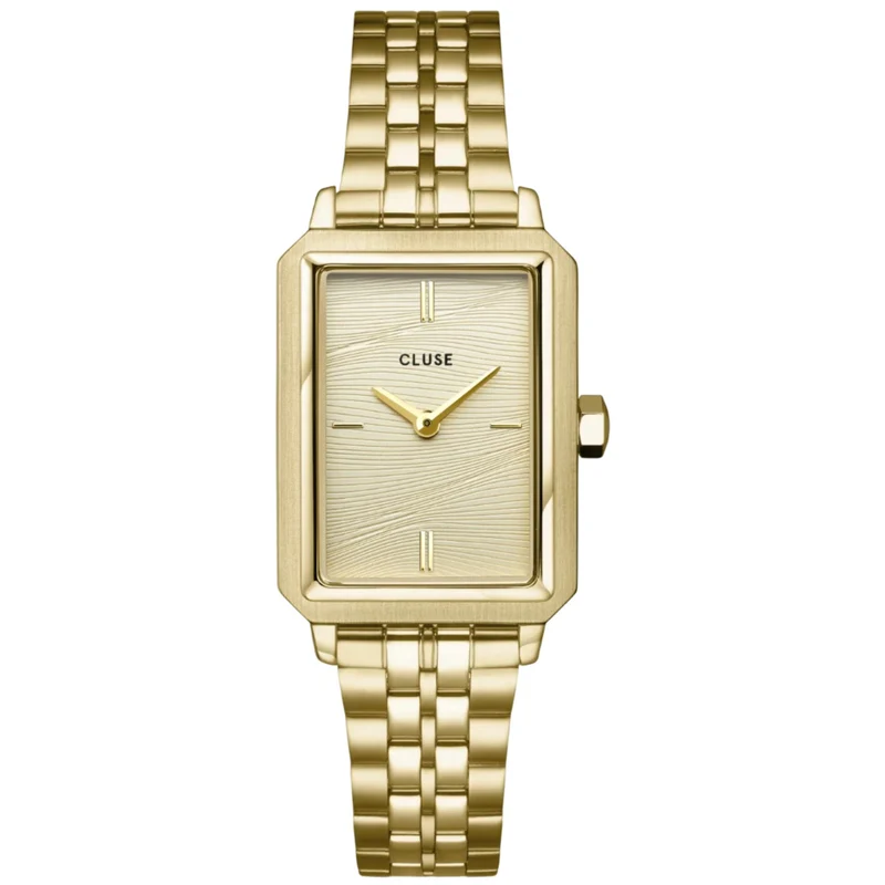CLUSE Fluette Quartz Gold Dial Steel Strap Women's Watch CW11511
